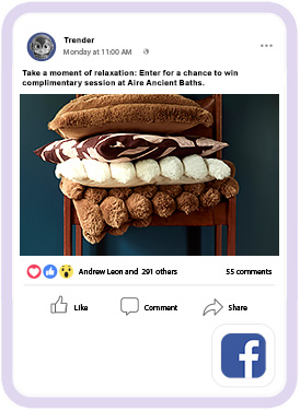 Facebook post example Facebook post example